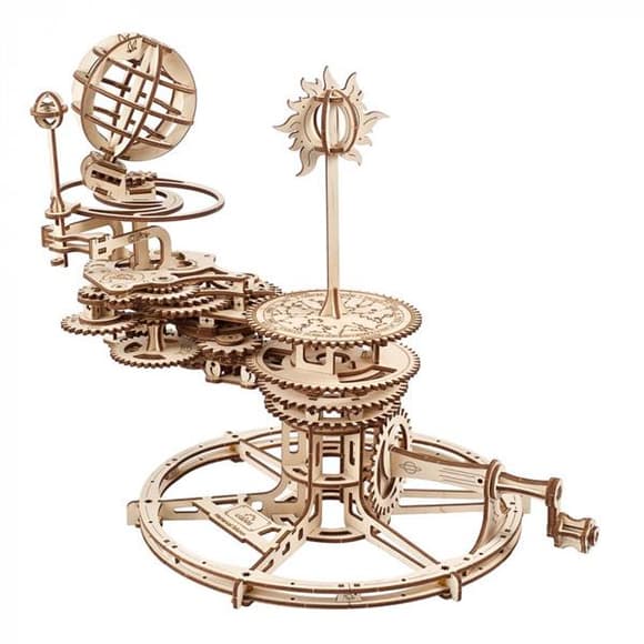 Деревянный механический 3D конструктор Ugears Механический Телурий (70167)