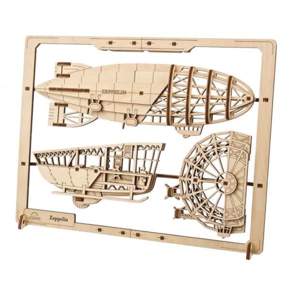 Деревянный механический 3D конструктор Ugears Цепелин (70208)