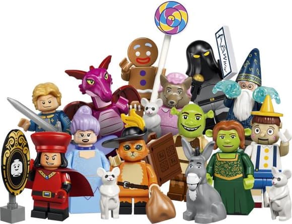 Конструктор Минифигурки серии «Шрек» LEGO® Minifigures в таинственной коробке (71053)