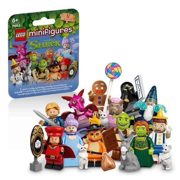 Конструктор Минифигурки серии «Шрек» LEGO® Minifigures в таинственной коробке (71053)