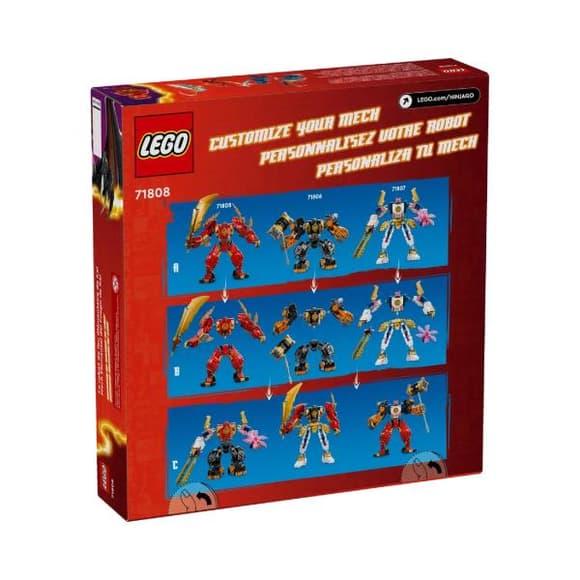 Конструктор LEGO NINJAGO Робот вогняної стихії Кая 322 деталі (71808)