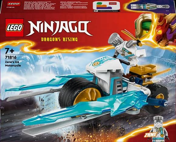 Конструктор LEGO NINJAGO Крижаний мотоцикл Зейна 84 деталі (71816)