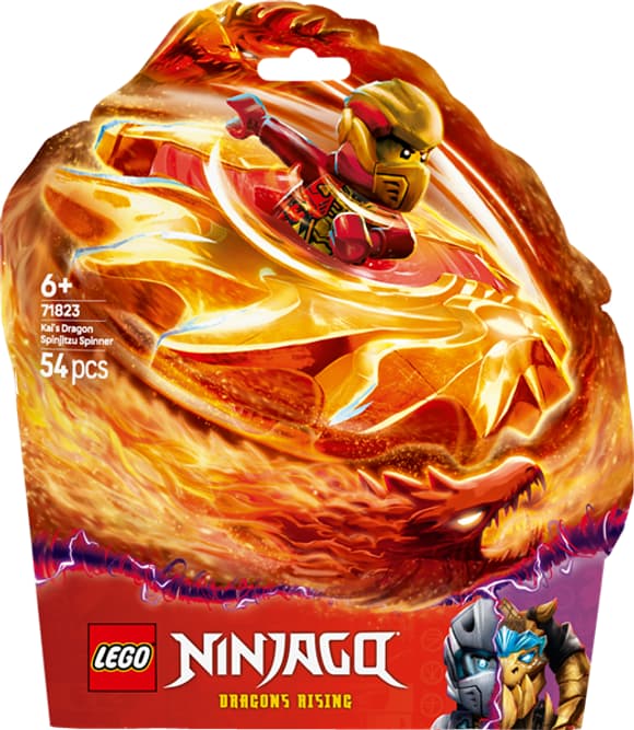 Конструктор LEGO NINJAGO Дракон Кая Спін-джитсу 54 деталі (71823)