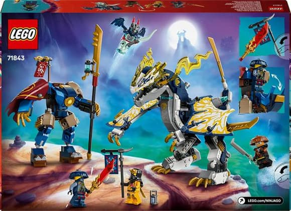 Конструктор LEGO NINJAGO Розбійник Робот-вершник на драконі 584 деталі (71843)