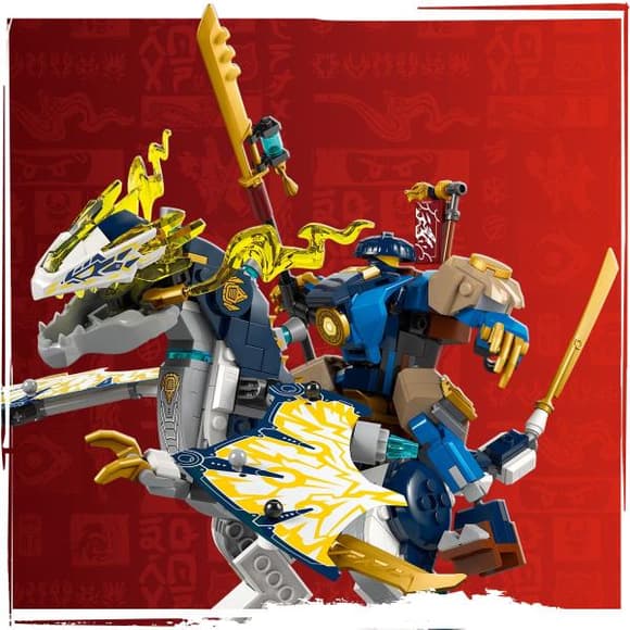 Конструктор LEGO NINJAGO Разбойник Робот-всадник на драконе 584 детали (71843)