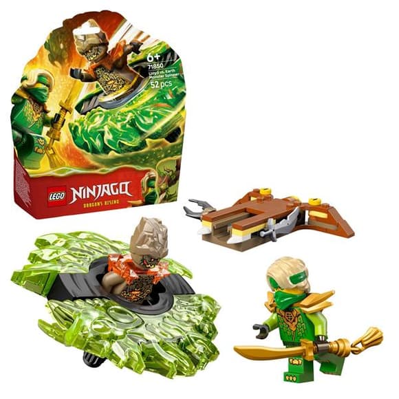 Конструктор LEGO Ninjago Ллойд проти спінера земельного монстра 52 Деталі (71850)