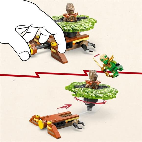 Конструктор LEGO Ninjago Ллойд проти спінера земельного монстра 52 Деталі (71850)