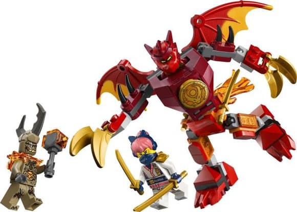 Конструктор LEGO Ninjago Боевой набор работа Дракона Кая 85 Деталей (71851)