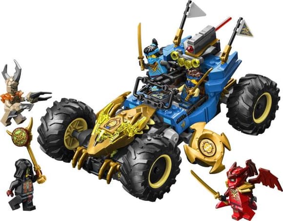 Конструктор LEGO Ninjago Автомобиль-трансформер Джея 387 Деталей  (71856)