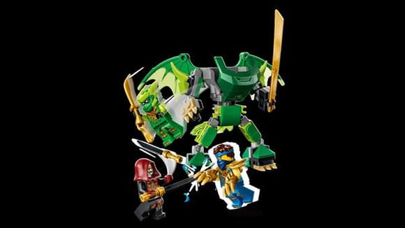 Конструктор LEGO® NINJAGO® Бойовий набір робота Дракона Ллойда Іграшка, 81 деталь (71862)