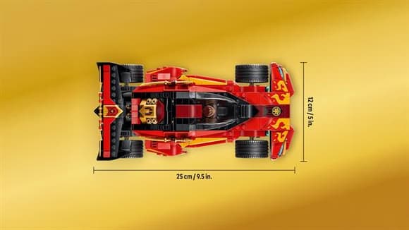 Конструктор LEGO® NINJAGO® Переслідувач ніндзя X-1 — 15-та річниця, 691 деталь (71867)