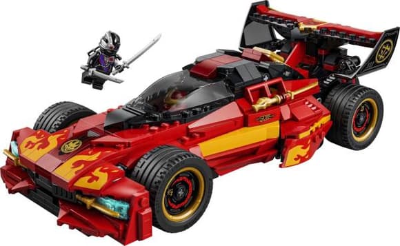 Конструктор LEGO® NINJAGO® Перехватчик ниндзя X-1 — 15-летие, 691 деталь (71867)