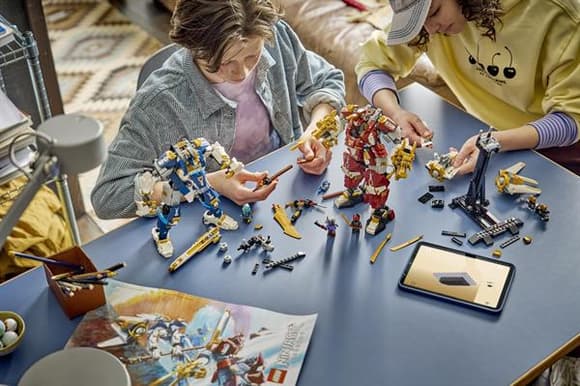 Конструктор LEGO® NINJAGO® Близнюки роботи-Титани Фігурки, 1707 деталей (71870)