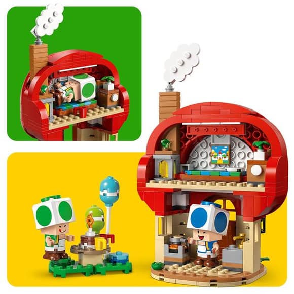 Конструктор LEGO Super Mario Вечірка в будинку Toad 276 деталей (72041)