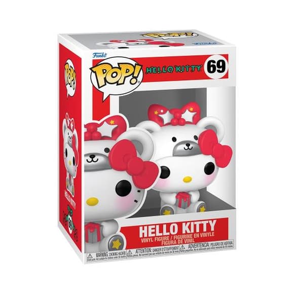 Фигурка Funko Pop! Hello Kitty Китти в костюме мишки 10 см (72075)