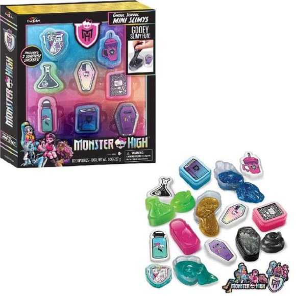 Набір слаймів Cra-Z-Art Monster High Ghoul School Mini Mania 10 в 1 (72227CRA)
