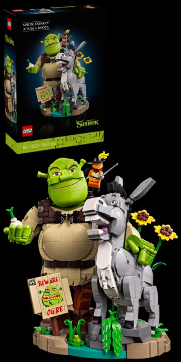 Конструктор LEGO® Shrek: Шрэк, Осел и Кот в сапогах (72423)
