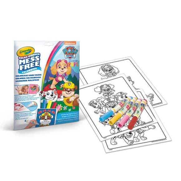 Розмальовка Crayola Color Wonder Цуценячий патруль 18 ст. І 4 фломастери (75-2814-M)