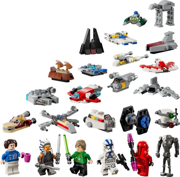 Різд вяний адвент-календар 2024 LEGO Star Wars 368 деталей (75395)