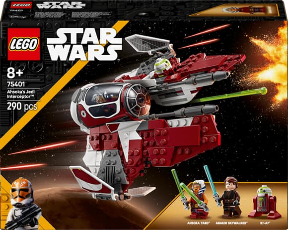 Конструктор LEGO Star Wars Джедайський перехоплювач Асоки 290 деталей (75401)