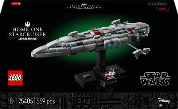 Конструктор LEGO Star Wars Зоряний крейсер Дім один 559 деталей (75405)