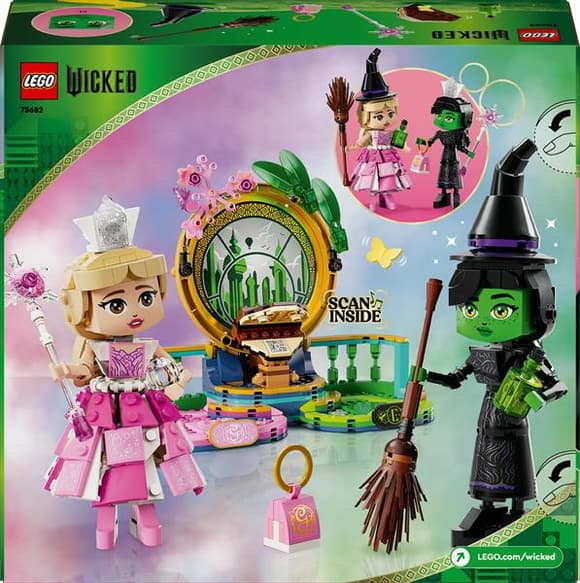 Конструктор LEGO Wicked Фігурки Ельфаби й Ґлінди 558 деталей (75682)