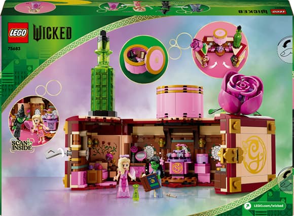 Конструктор LEGO Wicked Кімната Ґлінди й Ельфаби 740 деталей (75683)