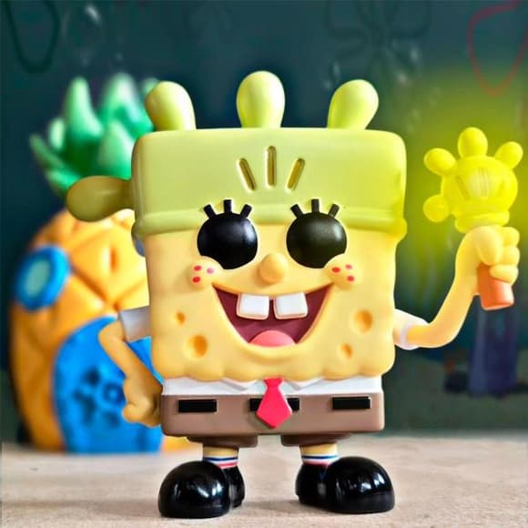 Фігурка Funko Pop! Губка Боб з рукавичкою-ліхтариком 10 см (75734)