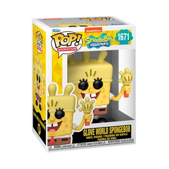 Фігурка Funko Pop! Губка Боб з рукавичкою-ліхтариком 10 см (75734)
