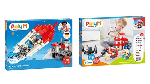 Конструктор PolyM Пригодницька ракета 138 деталей (760025)