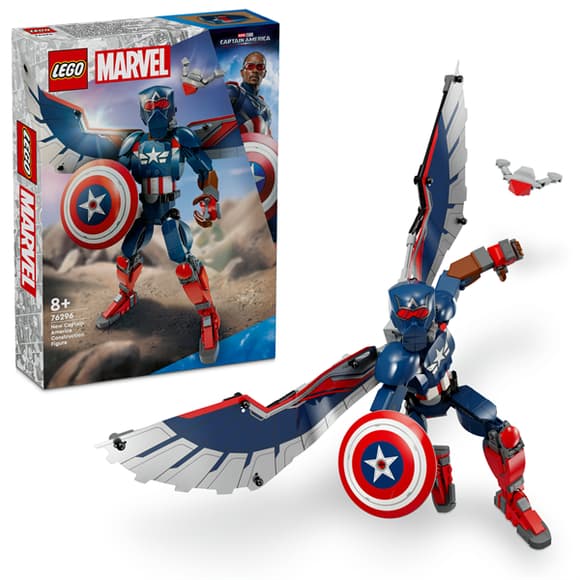 Конструктор LEGO Super Heroes Фігурка Нового Капітана Америка для складання 359 деталей (76296)