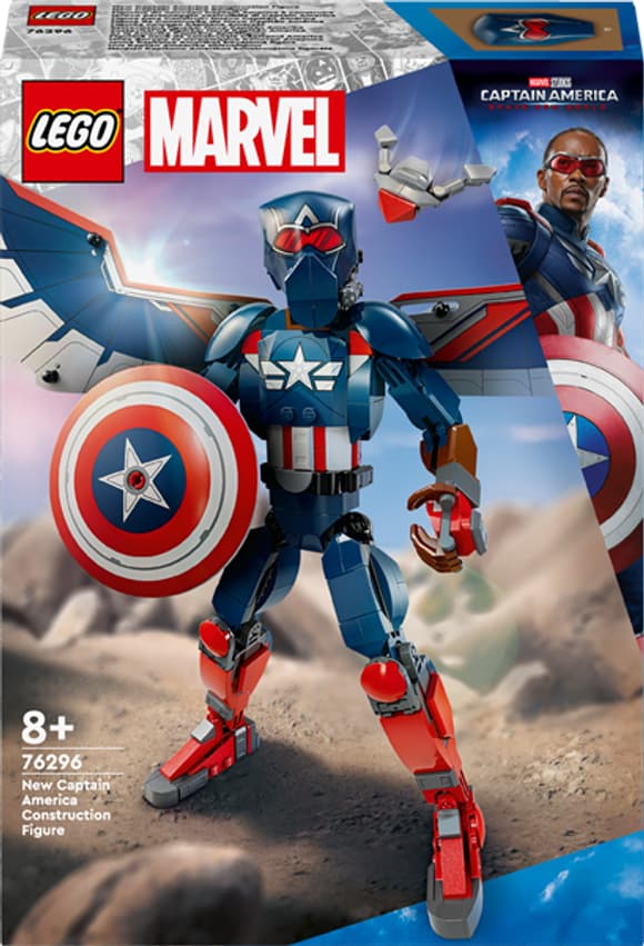 Конструктор LEGO Super Heroes Фігурка Нового Капітана Америка для складання 359 деталей (76296)