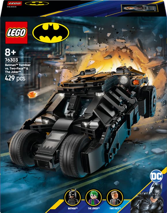 Конструктор LEGO Бетмен Тумблер проти Дволикого і Джокера 429 деталей (76303)