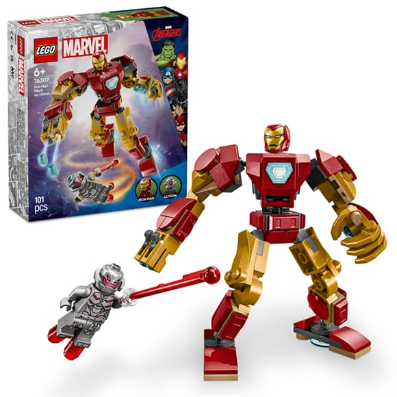 Конструктор LEGO Super Heroes Робот Залізної людини проти Альтрона 101 деталь (76307)