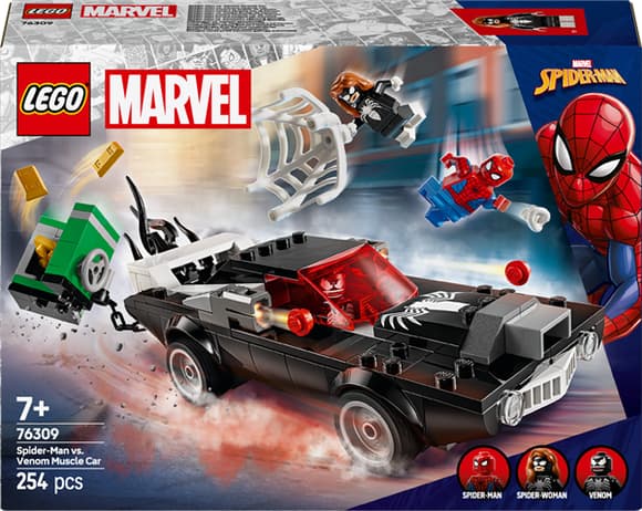 Конструктор LEGO Super Heroes Людина-павук проти маслкара Венома 254 деталі (76309)