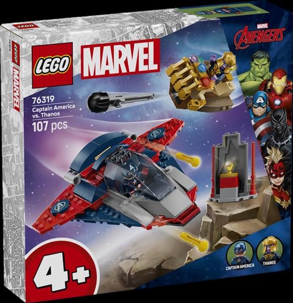 Конструктор LEGO Super Heroes Капітан Америка проти Таноса 107 деталей (76319)