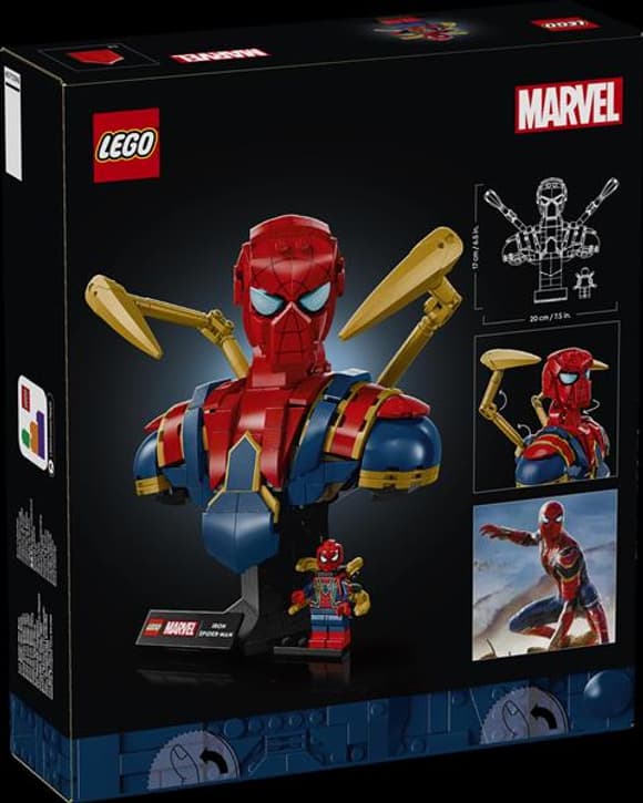 Конструктор LEGO Marvel Погруддя Залізної Людини-павука 379 деталей (76326)