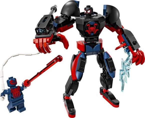 Конструктор LEGO Super Heroes Marvel Робот Майлза Моралеза vs Людина-павук 2099 135 Деталей (76337)