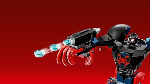 Конструктор LEGO Super Heroes Marvel Робот Майлза Моралеза vs Людина-павук 2099 135 Деталей (76337)