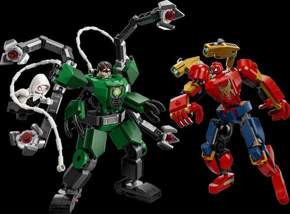 Конструктор LEGO Super Heroes Marvel Битва роботів: Людина-павук vs. Доктор Восьминог 315 Деталей ( 76338 )