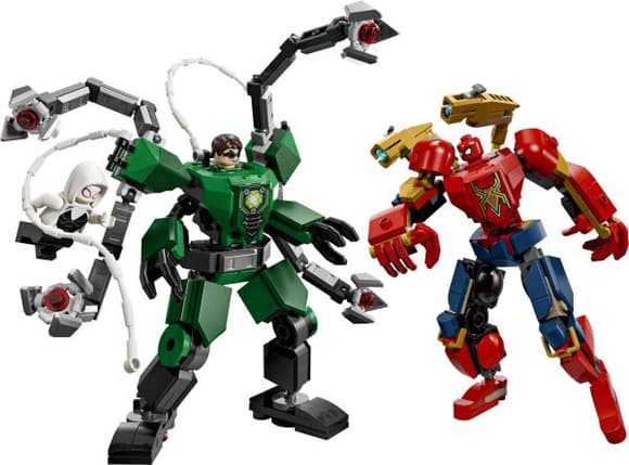 Конструктор LEGO Super Heroes Marvel Битва роботов: Человек-паук vs. Доктор Осьминог 315 Деталей  ( 76338 )