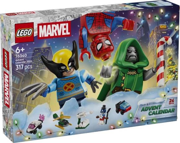 Конструктор LEGO® ? Marvel Адвент-календар 2026 Різдвяний подарунок (76340)