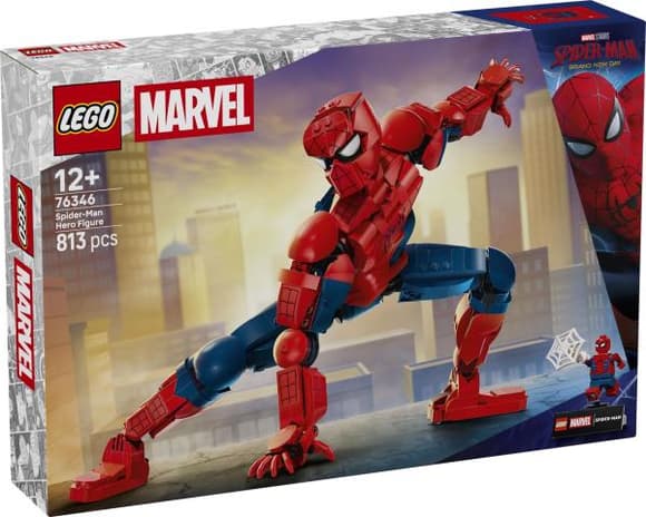 Конструктор LEGO® Marvel Фігурка супергероя Людини-Павука, колекційний елемент, 813 деталей (76346)
