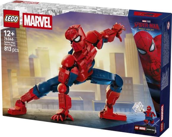 Конструктор LEGO® Marvel Фігурка супергероя Людини-Павука, колекційний елемент, 813 деталей (76346)
