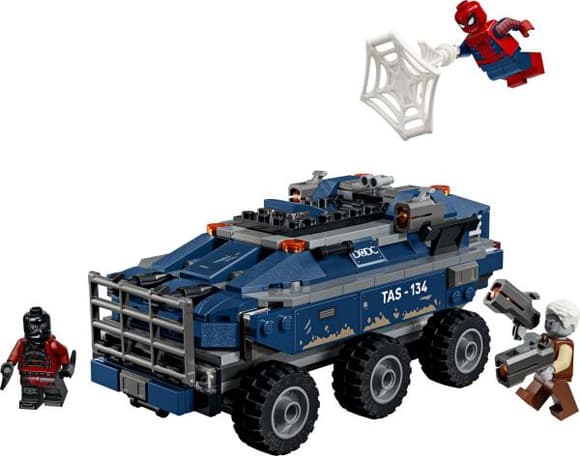Конструктор LEGO® Marvel Погоня Человека-Паука за машиной для перевозки преступников, 367 деталей (76349)