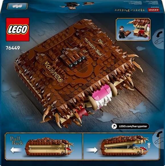 Конструктор LEGO Harry Potter Куслива Жахлива книга жахіть 518 деталей (76449)