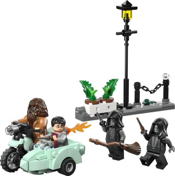 Конструктор LEGO Harry Potter TM Геґрід і Гаррі: Втеча з Тисової вулиці 124 Деталі (76459)