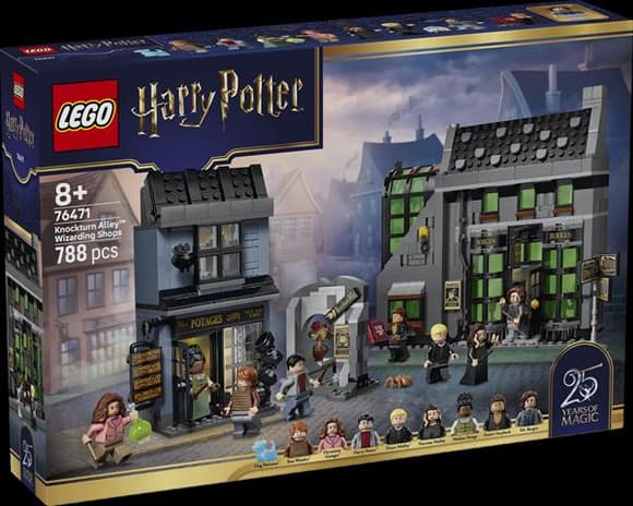 Конструктор LEGO® Harry Potter™ Магазини для чарівників на Алеї Ноктерн, 788 деталей (76471)