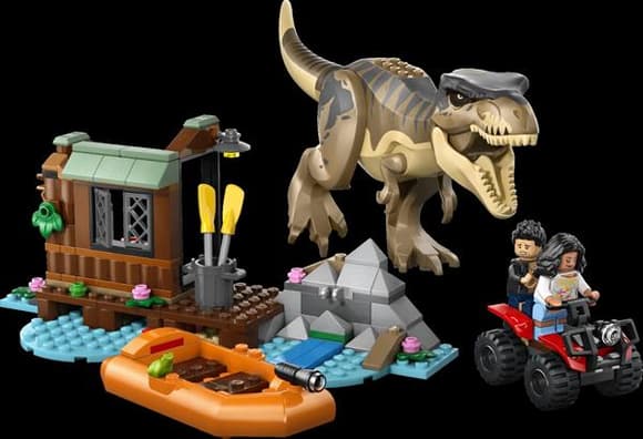 Конструктор LEGO® Jurassic World Втеча річкою від тиранозавра, 199 деталей (76975)