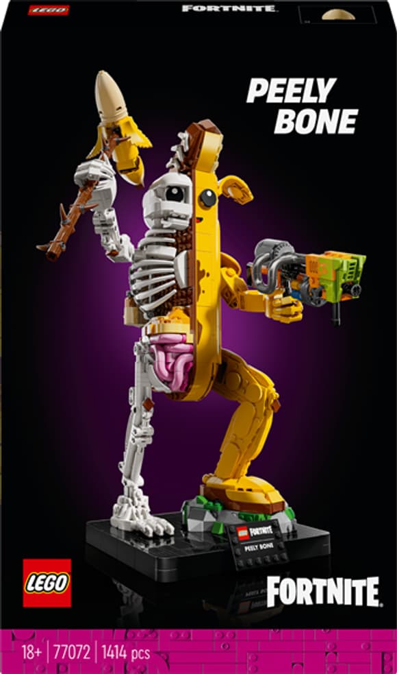 Конструктор LEGO Fortnite Peely Bone Фігурка з відеогри 1414 деталей (77072)
